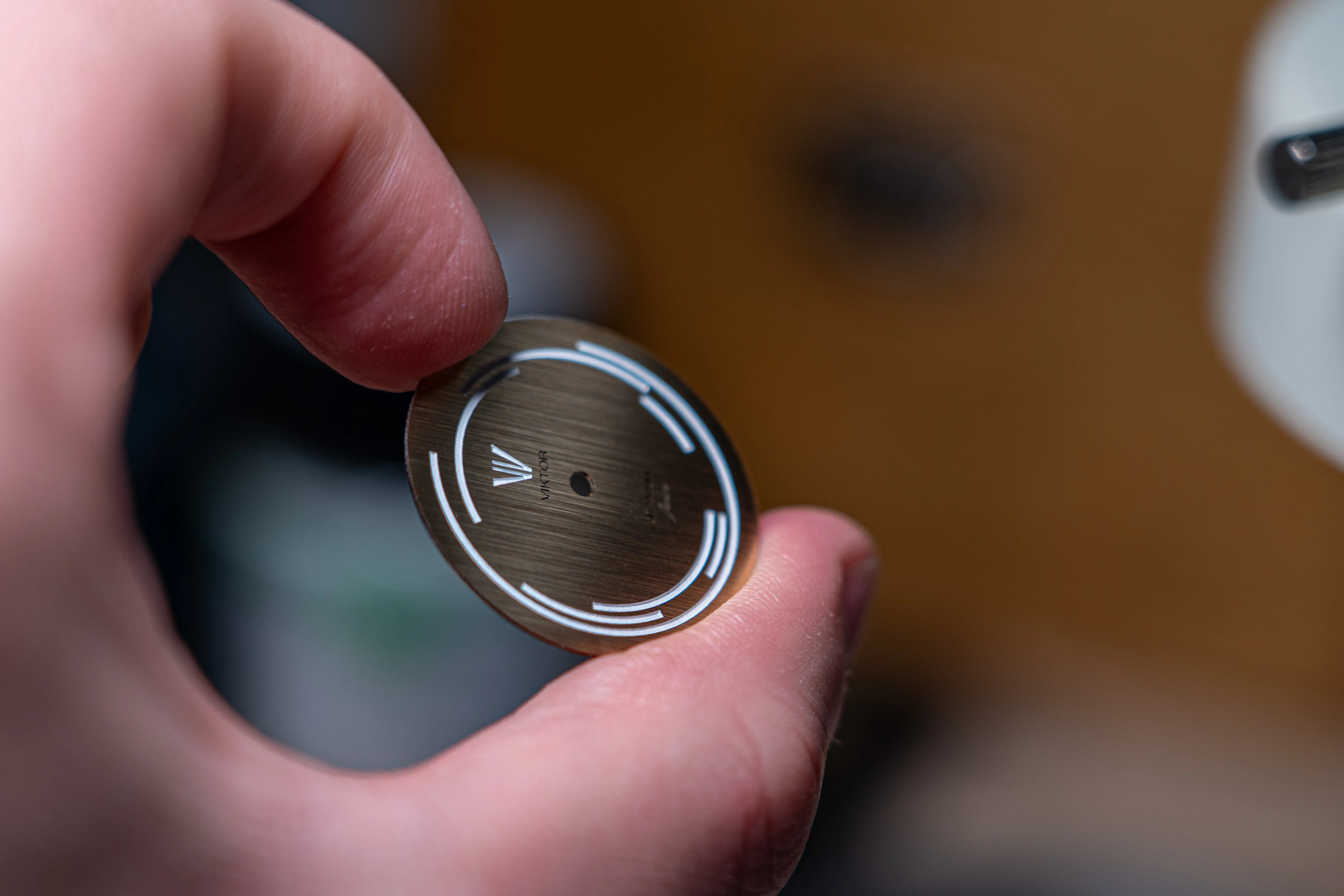 Viktor Watch parts during production