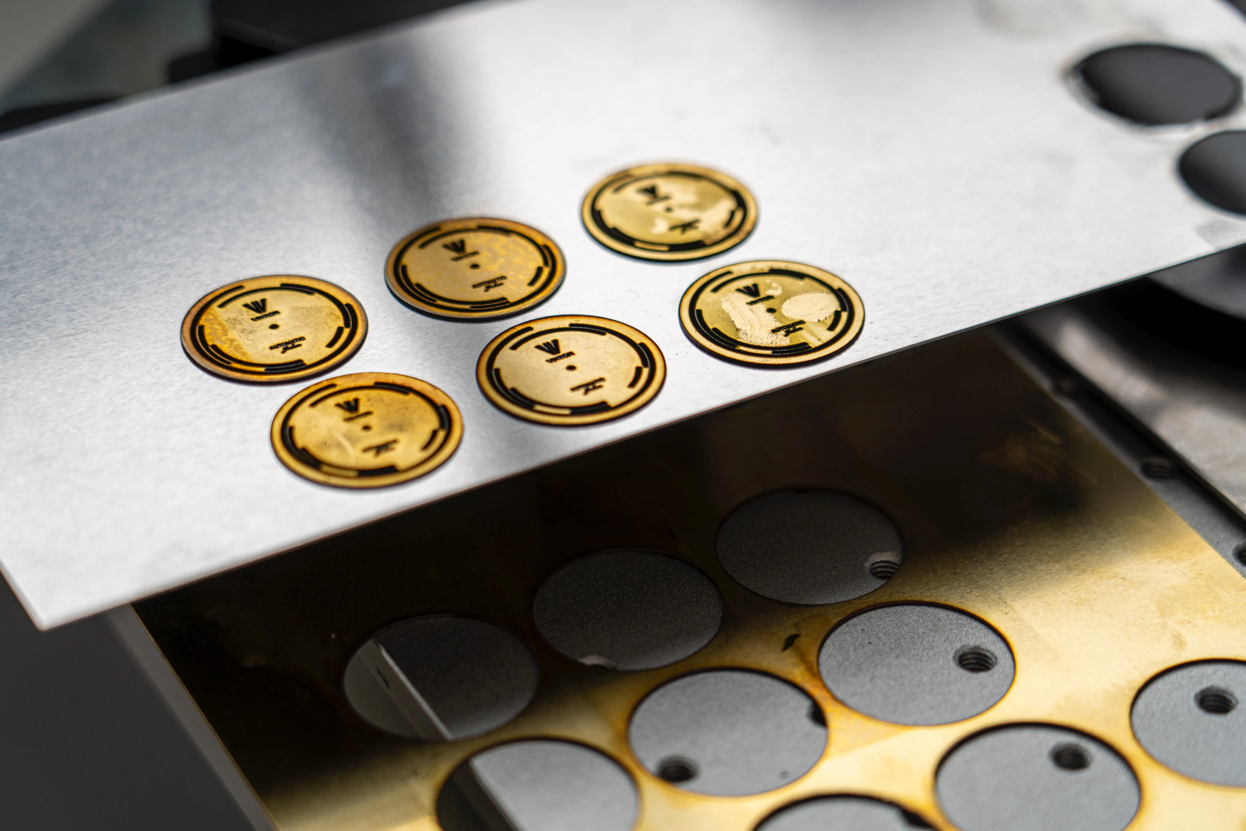 Viktor Watch dials during production