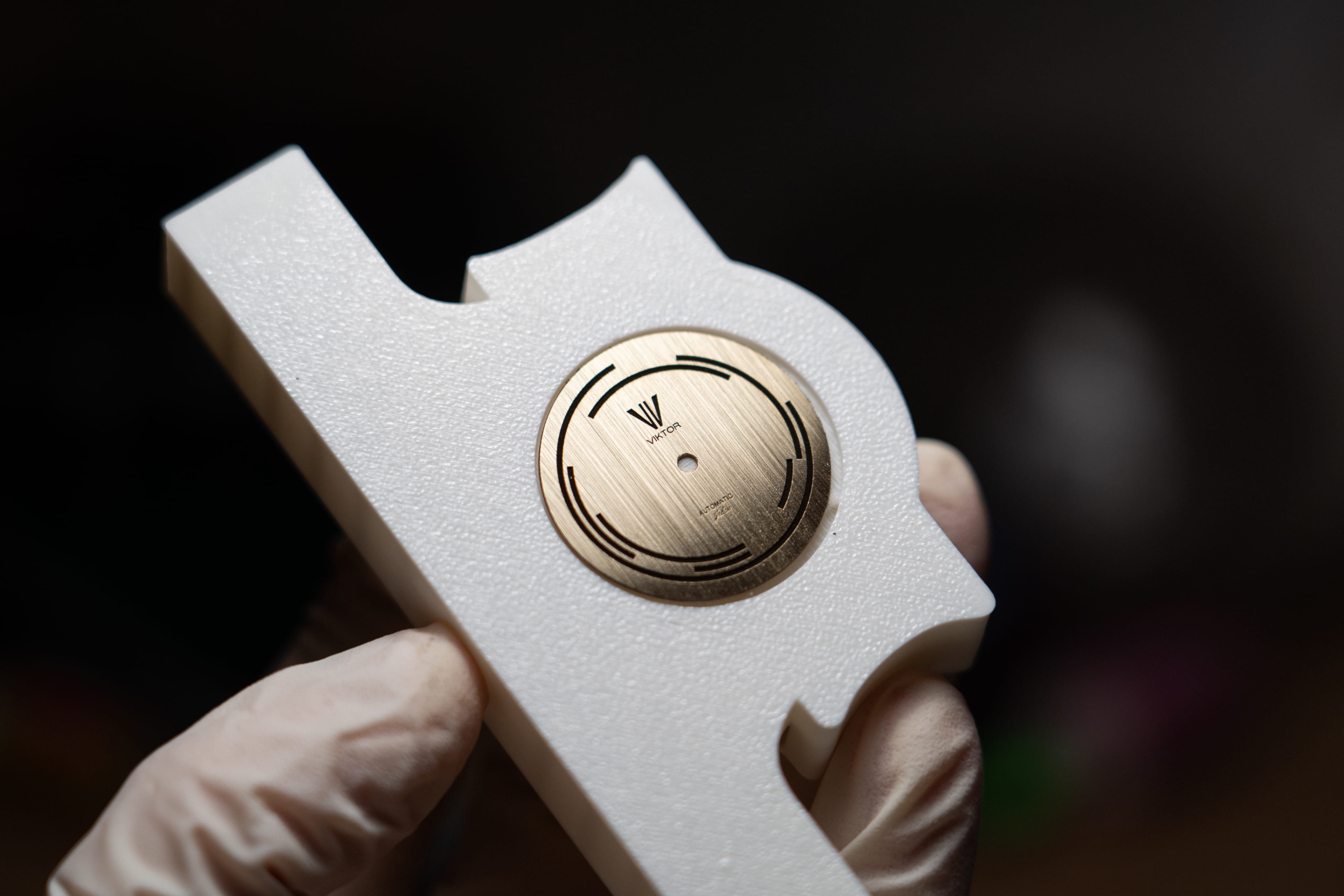 Workshop image from Viktor Watch process